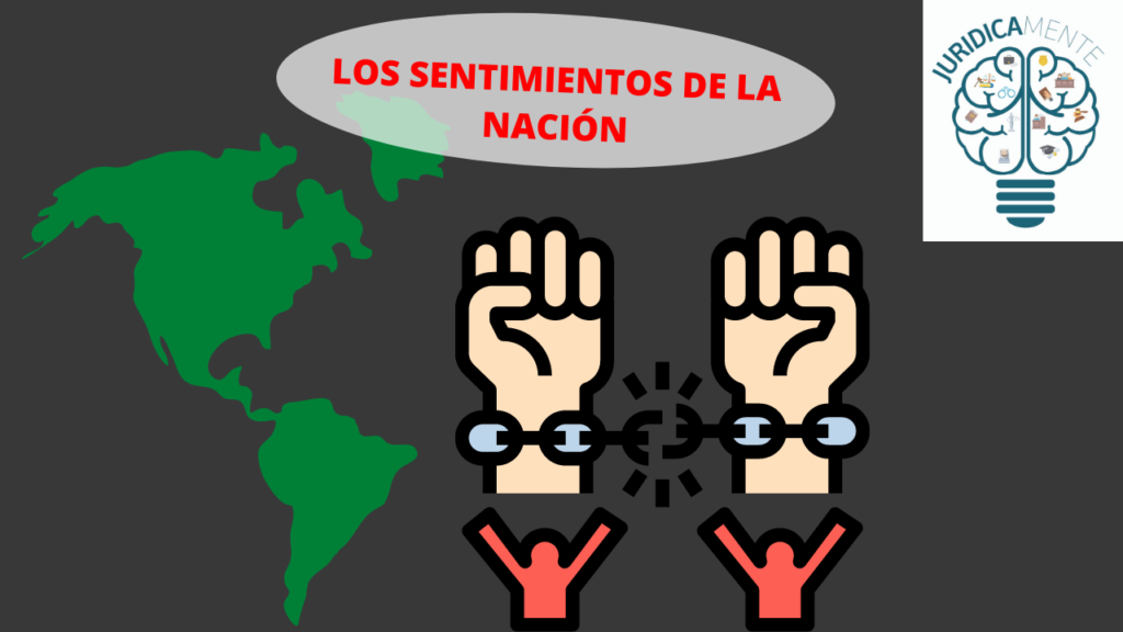 los sentimientos de la nación