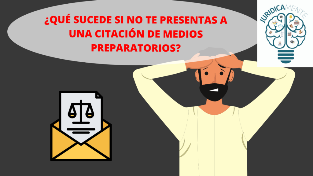 citación de medios preparatorios